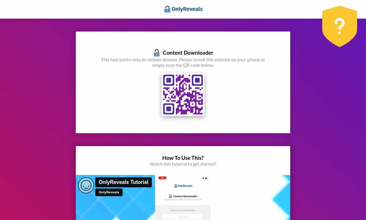 Onlyreveals.com reviews | Average Trust Score: 45%