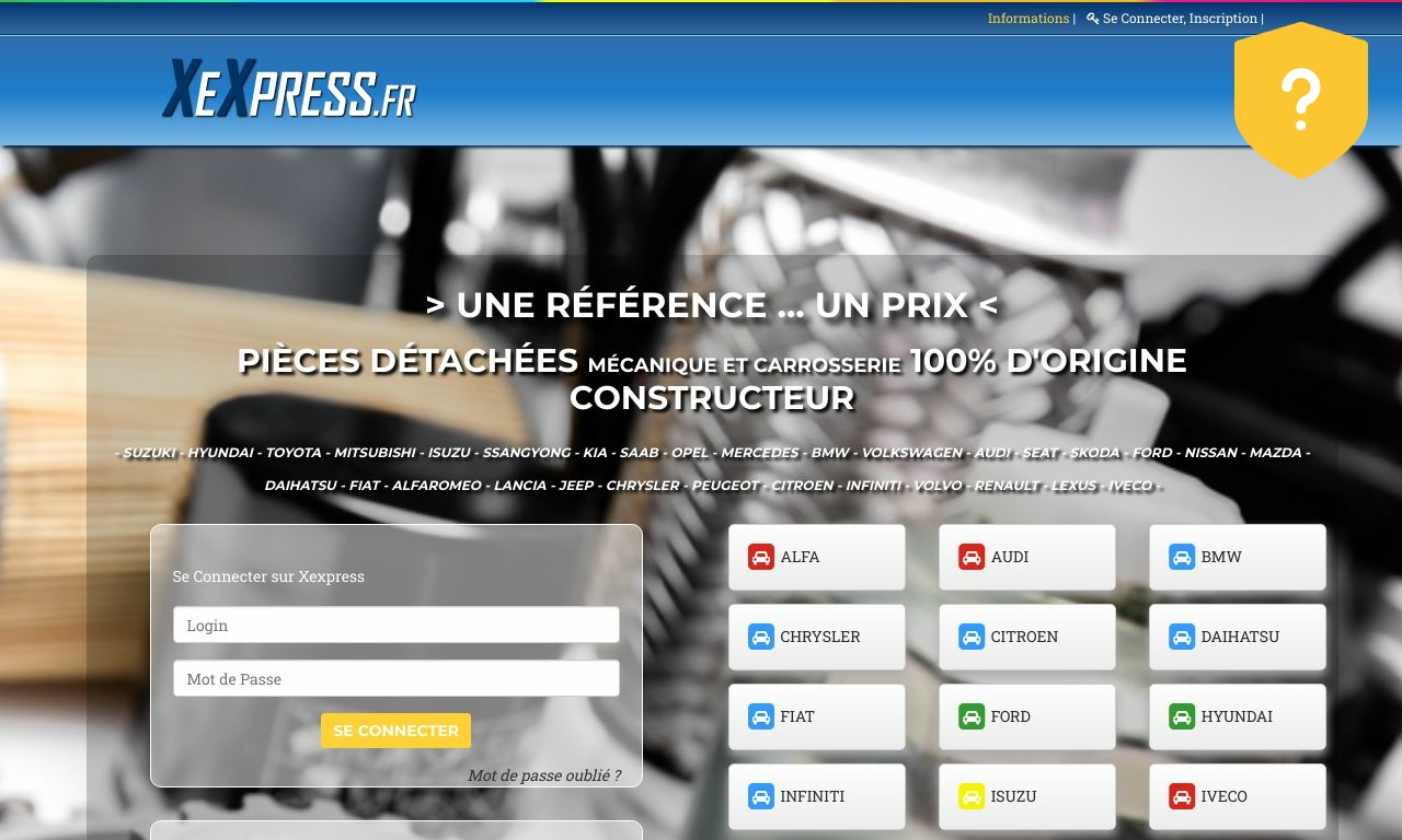 Xexpress Avis Xexpress.fr | Indice de confiance modéré : 74 %