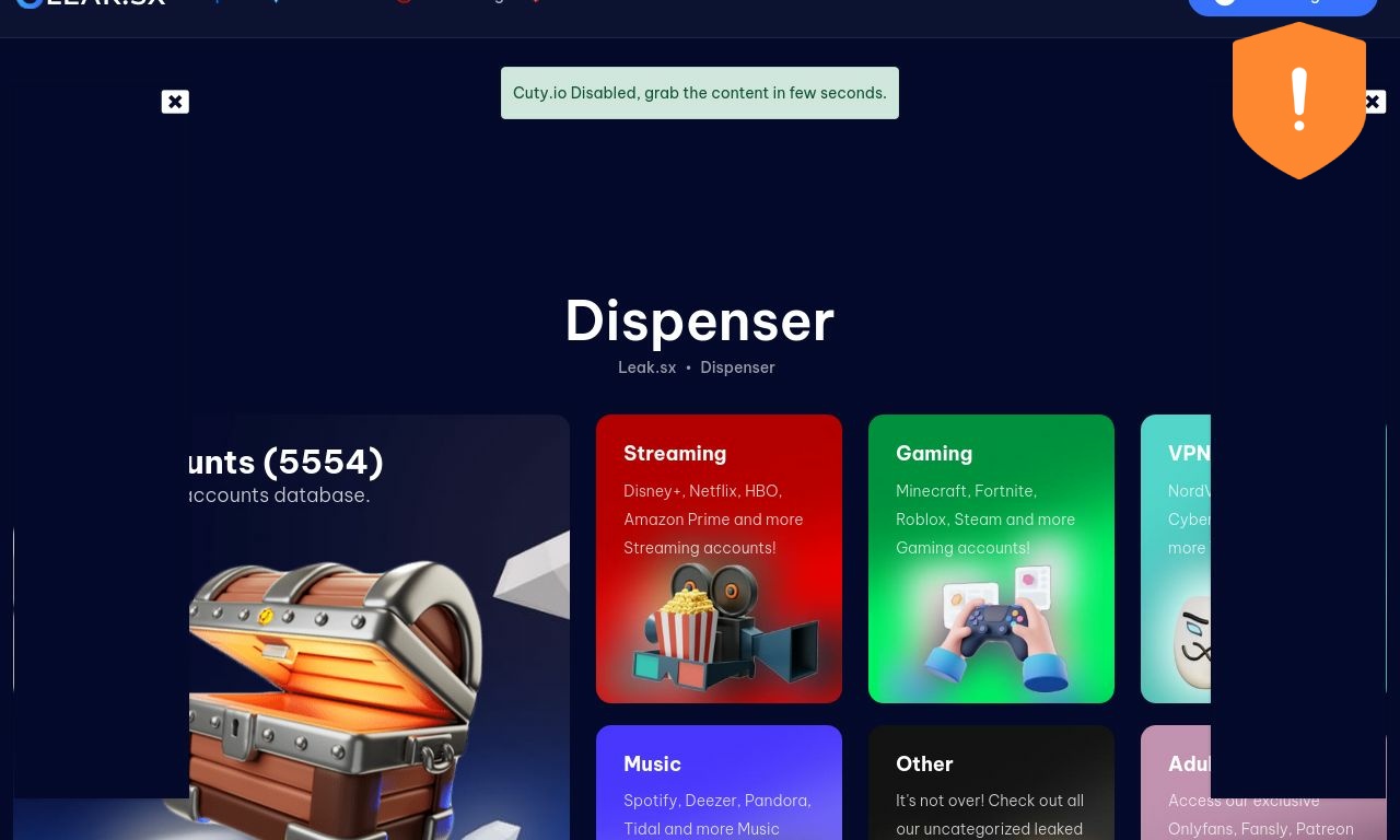 Avis Leak.sx | Indice de confiance faible : 16 %