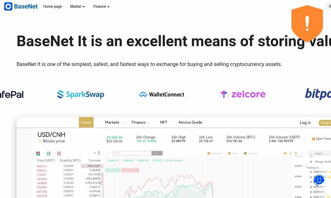 Basenet.cc reviews | Poor Trust Score: 25%
